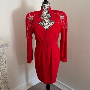 Vintage 90s by Uption full zipper on from with metal decorations